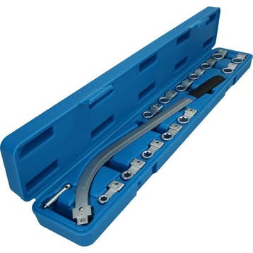 Brilliant Tools V-snaar- en spanrolsleutelset 15-delig, Verzenden