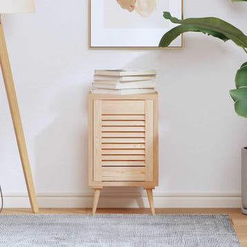 vidaXL Kastdeur met de deur Naturel 69 x 49,4 cm Massief, Verzenden, Nieuw