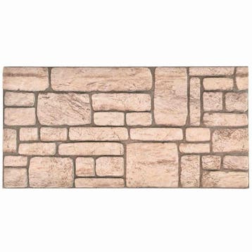 vidaXL Wandpanelen 10 st 100 x 50 cm Beige EPS-schuim, Verzenden