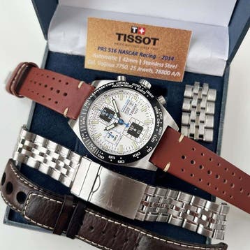Tissot - PRS 516 - Nascar Racing Limited Edition - Valjoux, Nieuw