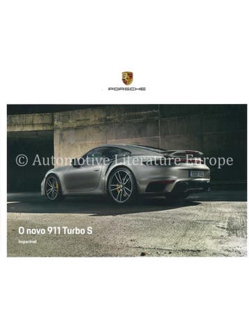 2020 PORSCHE 911 TURBO S HARDCOVER BROCHURE PORTUGEES, Ophalen of Verzenden