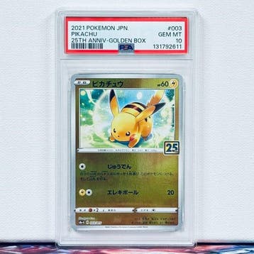 Pokémon Graded card - PIKACHU #003 - Pokémon - PSA 10