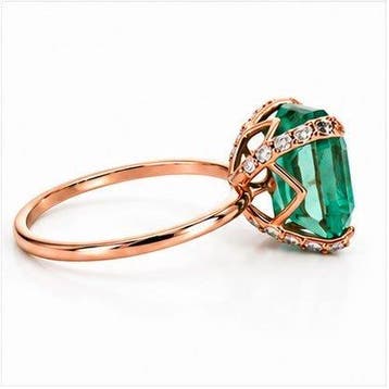 Zonder minimumprijs - Ring - 14 karaat Roségoud, 1,71 gram, Nieuw