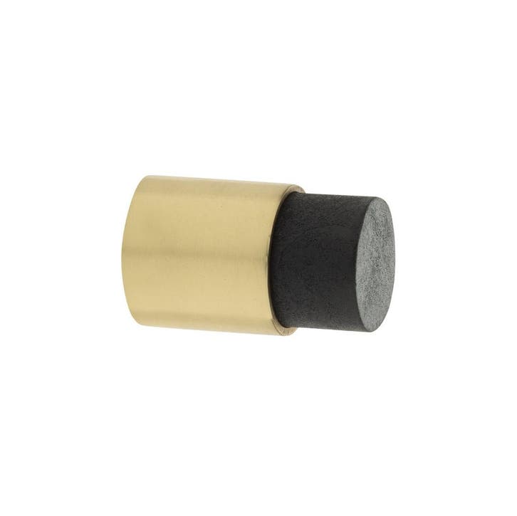 Deurstopper wandmontage 35x22mm messing gelakt - muurbesc..., Doe-het-zelf en Bouw, Hang- en Sluitwerk, Overige typen, Nieuw, Koper of Messing