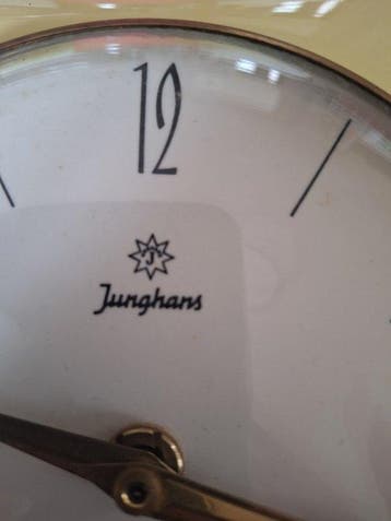 Muurklok - JUNGHANS - Vintage Keramiek - 1950-1960 -