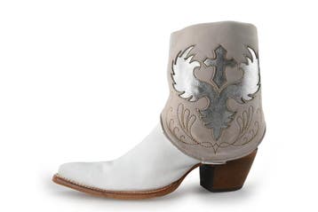 Corral Cowboy laarzen in maat 39 Wit, Kleding | Dames, Schoenen, Wit, Zo goed als nieuw, Corral, Verzenden