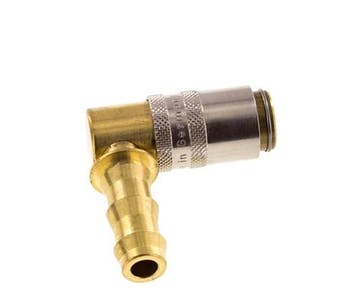 Laiton DN 6 Manchon daccouplement 9,5 mm Pilier de tuyau, Verzenden