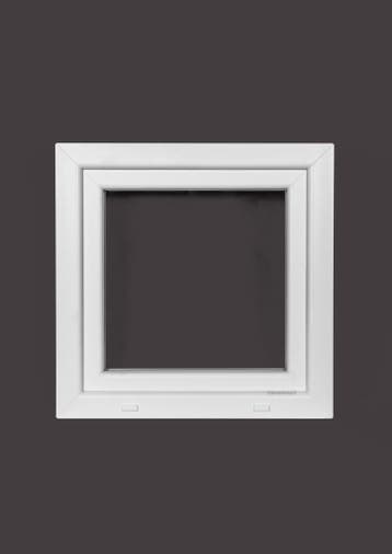 PVC raam draai kiep b60xh60 cm wit, Ophalen of Verzenden, Gevelraam of Ruit