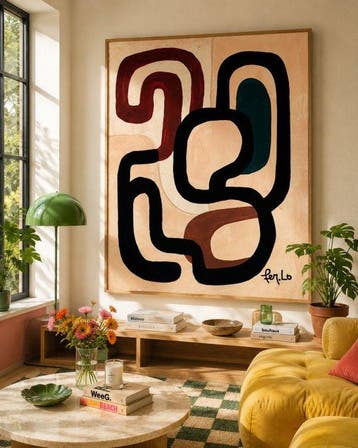 Claudia Fer.Lo - Flourish - Acrylic on canvas 100 x 80 cm