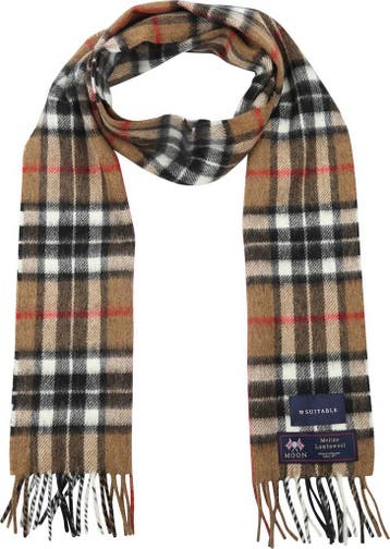 Suitable Sjaal Ruit Merino Wol Beige maat  Heren, Verzenden, Nieuw, Suitable
