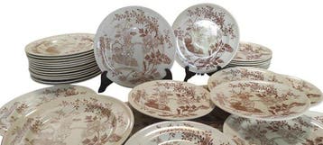 Minton - Tafelservies (36) - Japanse Rol - Keramiek -