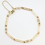 Armband - 18 karaat Geel goud Diamant (Natuurlijk)