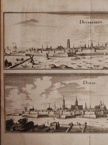 Frankrijk - Duinkerke en Douai; Matthäus Merian il Vecchio