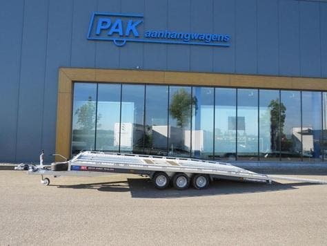 Brian James T6 Autotransporter met oprijplaten en kantelbaar, Autos : Divers, Remorques, Enlèvement ou Envoi