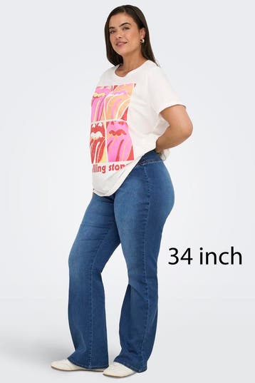 ONLY ECO jeans CARROYAL50Maat 46/48 (XL) of groter, Verzenden, Nieuw, Overige kleuren