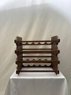 Wijnrek - Authentiek Houten Wijnrek uit de Mid-Century, Antiek en Kunst