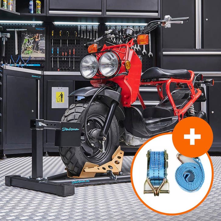 Datona Inrijklem voor scooters + spanband - Datona - Goud, Doe-het-zelf en Bouw, Gereedschap | Handgereedschap, Ophalen of Verzenden