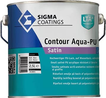 Sigma Contour Aqua Satin / Sigma Watergedragen Houtlak, Verzenden, Nieuw