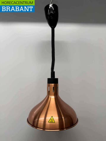HCB Warmtelamp Warmhoudlamp Brons 290 mm 250 watt 230V, Ophalen of Verzenden