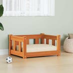 vidaXL Hondenbed Wasbruin 55 x 45 x 28 cm Massief grenenhout, Verzenden, Nieuw