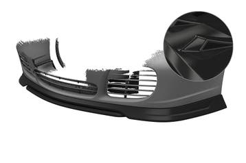 Cupspoilerlip met ABE voor Porsche 911/996 CSL852-G, Autos : Pièces & Accessoires, Verzenden