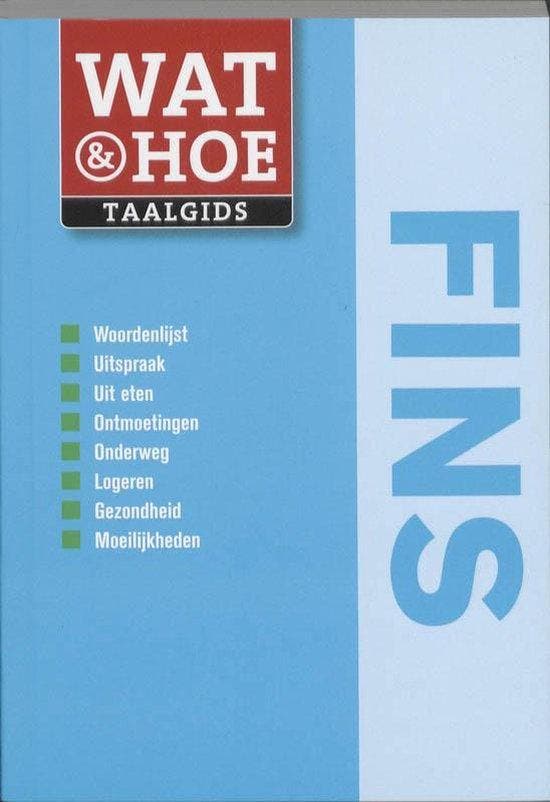 Wat En Hoe Taalgids Fins - Wat, Boeken, Taal | Overige Talen, Verzenden