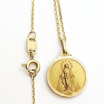 Ketting met hanger - 18 karaat Geel goud