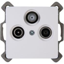 KOPP Televisie/Radio/Satelliet Inbouw Wandcontactdoos - Arct, Doe-het-zelf en Bouw, Elektriciteit en Kabels, Nieuw, Verzenden