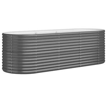 Plantenbak 224cm Antraciet | Retour deal | -34%, 100 cm of meer, Zo goed als nieuw, Metaal, Overige vormen