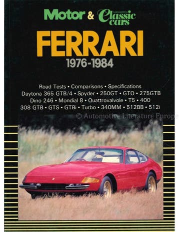 MOTOR AND THOROUGHBRED & CLASSIC CARS FERRARI 1976-1984 (, Nieuw