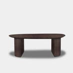 Tafel organisch eikenhout  Half Rond  250x110, Huis en Inrichting, Tafels | Eettafels, Nieuw
