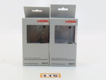 Märklin H0 - 76372 - Signalen (2) - 2 licht afsluitseinen -, Hobby en Vrije tijd, Nieuw
