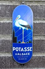 Emaille deurpost bordje Potasse D'Alsace, Verzamelen, Verzenden, Nieuw