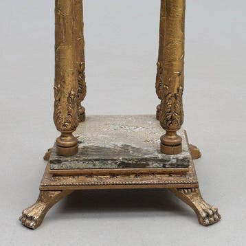 Table à colonnes - Marbre, Antiquités & Art