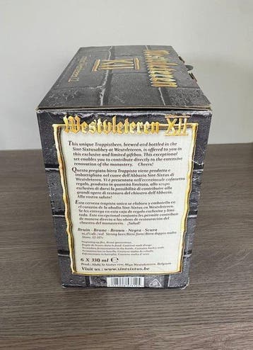 Westvleteren - XII Brickbox avec lunettes - 33cl - 6, Collections