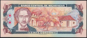Nicaragua. - 20 Cordobas 1995 - Pick 182 (Zonder