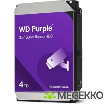 WD HDD 3.5  4TB WD44PURZ Purple, Verzenden