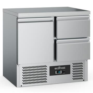 Koelwerkbank | 230L | 1 Deur (1/1 GN) + 2 Laden | +2°C/+8°C, Verzenden, Nieuw in verpakking