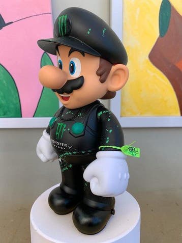 WASE - Speelgoed figuur FIGURINE SUPER MARIO MONSTER ENERGY, Nieuw