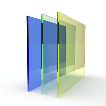Enkel glas gekleurd, Doe-het-zelf en Bouw, Verzenden, Nieuw