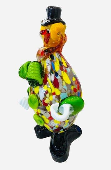 Filippo Maso - Sculpture, Clowns - 19 cm - Verre - 2026, Antiquités & Art