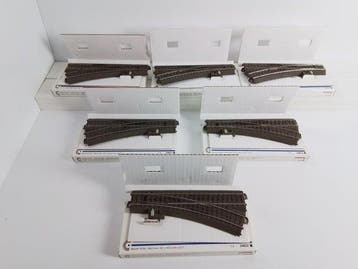Märklin H0 - 24611/-12/-70/-90 - Modeltreinsporen (6) - 6 x, Nieuw