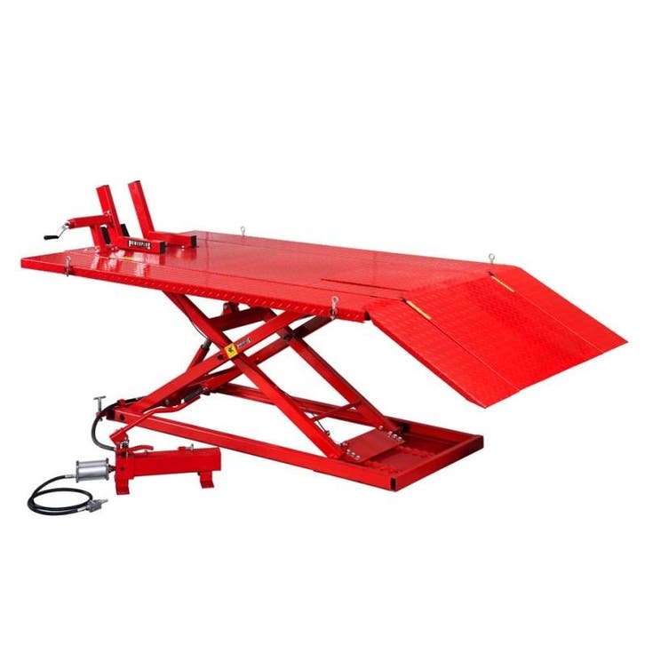 Verbrede heftafel voor motor hydraulisch en pneumatisch rood, Auto-onderdelen, Motor en Toebehoren, Ophalen of Verzenden