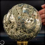 Sphère de pyrite monumentale du Pérou – 6 kg dor pur