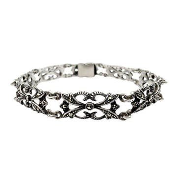 Zilver - Armband - Art Deco-herleving, Antiek en Kunst