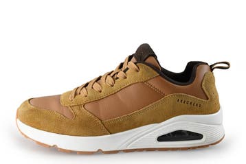 Skechers Sneakers in maat 43 Bruin, Kleding | Heren, Bruin, Verzenden, Zo goed als nieuw, Skechers