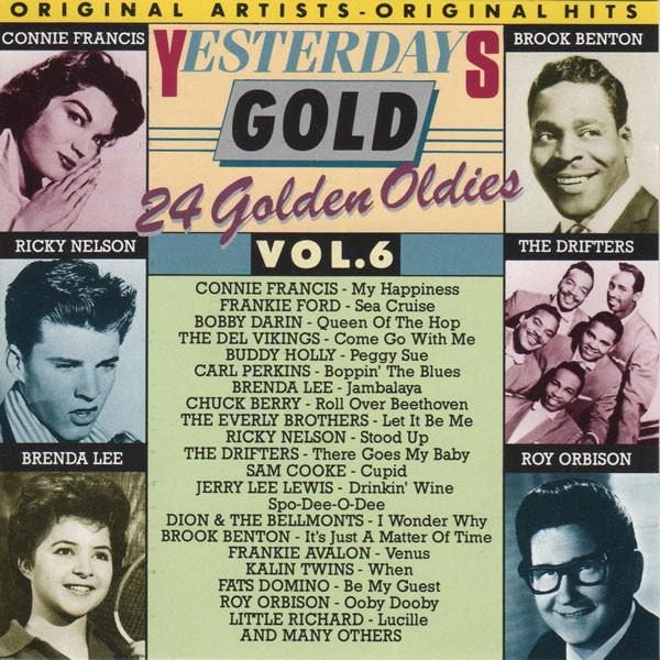 Various - Yesterdays Gold Vol. 6 (24 Golden Oldies), Cd's en Dvd's, Cd's | Pop, Gebruikt, Verzenden