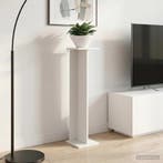 vidaXL Plantenstand 2 pcs Wit 25 x 25,5 x 100,5 cm, Tuin en Terras, Bloembakken en Plantenbakken, Verzenden, Nieuw