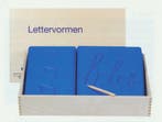 Lettervormen in houten kist 1248001, Verzenden, Nieuw