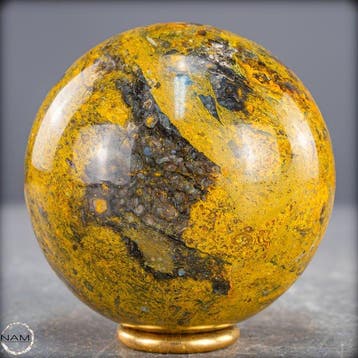 Natuurlijke Bumblebee-agaat als bol heel zelden- 409.83 g